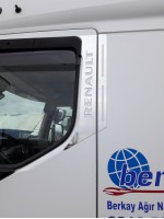 Накладки на стойки двери Renault Premium нержавейка
