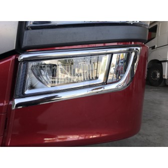 Накладка на противотуманные фары SCANIA S нержавеющая сталь.