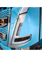 Накладки на фары VOLVO FH4 2021 нержавейка