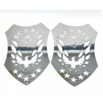 Вымпел на кабину SCANIA из нержавеющей стали