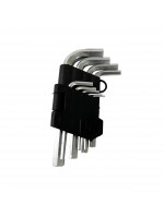 Набір шестигранних ключів, Cr-V, 9 шт. (1, 5–10 мм)