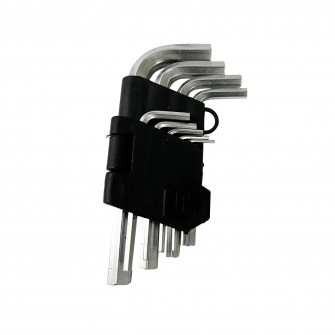 Набір шестигранних ключів, Cr-V, 9 шт. (1, 5–10 мм)