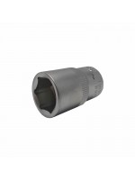 Головки шестигранные Cr-V, присоединительный квадрат 1/2 дюйма, 17 мм