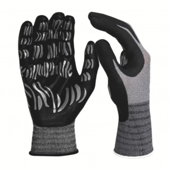 Перчатки защитные TIGERFLEX PLUS, нейлон, покрытие нитрил, пара, р.10