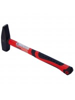 Молоток кований слюсарний з фібергласовою перфорованою двохкомпонентною ручкою, 500г