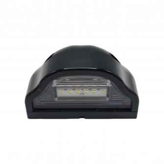 Ліхтар підсвічування номера діодний червоний/чорний 12-24v BAD 18LED