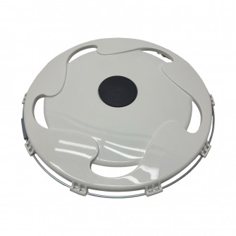 Ковпак пластиковий на заднє колесо 19,5" Білий