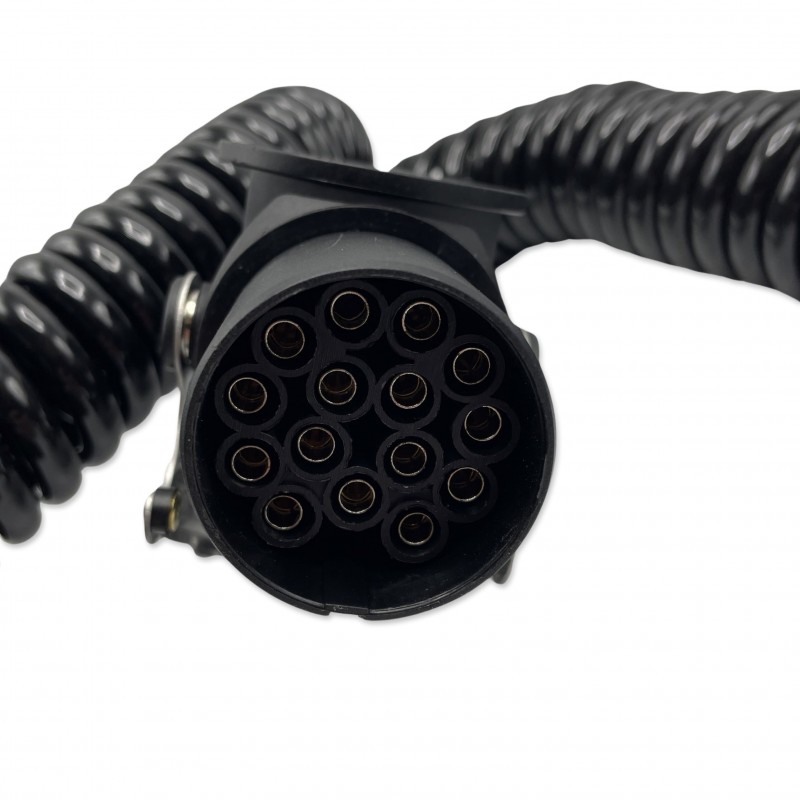 Электрический кабель полиуретановый двойной адаптер ABS 15-7-7pin 24в 4м