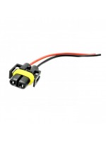 Разъем для лампы H11 с проводом (пластиковый) с прямыми проводами 8,2 А