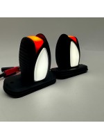 Фонарь габаритный "КОБРА" 8.5см Неон 24v RH