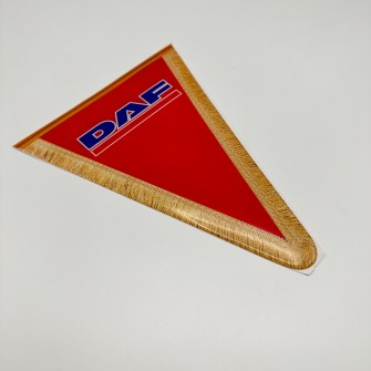 Наклейка треугольный вымпел DAF красный