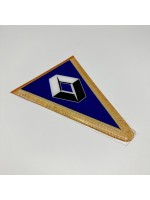 Наклейка треугольный вымпел RENAULT синий