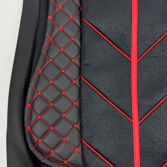 Чохли на сидіння DAF XF95/105 червоні з подушкою