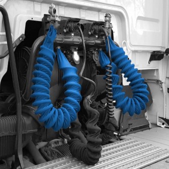 Защитный чехол на кабель синий 