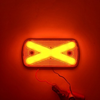 Габаритний ліхтар Неон Жовтий 12-24v LED