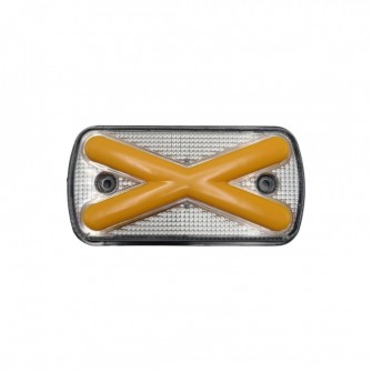 Габаритний ліхтар Неон Жовтий 12-24v LED