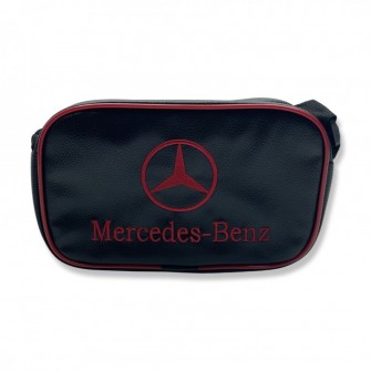 Сумка из экокожи MERCEDES красного цвета