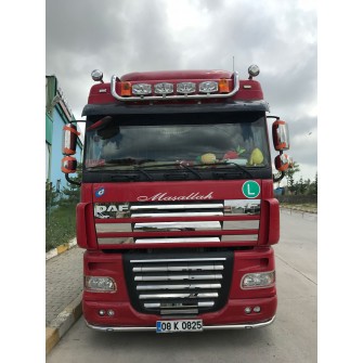 Накладки на передню решітку XF105 з нержавіючої сталі