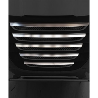Накладки на передню решітку DAF XF 106 з нержавіючої сталі