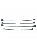 Накладки на переднюю решетку MERCEDES ACTROS MP4 низкая кабина нержавейка