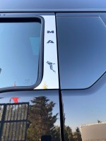 Накладки на стойки двери MAN TGX 2021 нержавеющая сталь