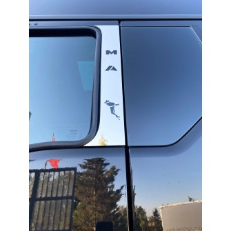 Накладки на стійки дверей MAN TGX 2021 нержавіюча сталь