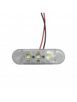 Габаритный фонарь диодный 12-24В 3LED белый