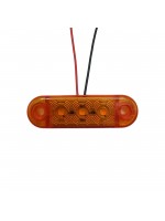 Габаритный фонарь диодный 12-24В 3LED желтый