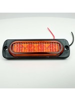 Габаритный фонарь диодный 12-24В 4LED желтый