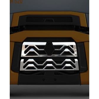 Накладки на передню решітку RENAULT T з нержавіючої сталі