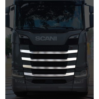 Накладки на решітку радіатора SCANIA NG SK S/R з нержавіючої сталі