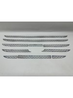 Накладки на переднюю решетку DAF 106 из нержавейки