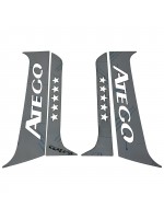 Накладки на стойки дверей MERCEDES ATEGO нержавейка