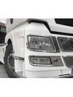 Защитные накладки на фары MAN TGX нержавеющая сталь