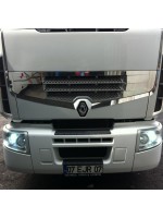 Боковые накладки на переднюю решетку RENAULT PREMIUM DXI нержавейка
