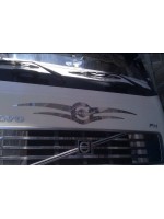 Накладка на переднюю решетку VOLVO FH12/FH13 нержавеющая сталь