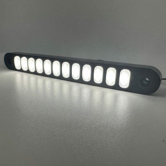 Фонарь габаритный диодный 12-24v 24cм 12LED белый