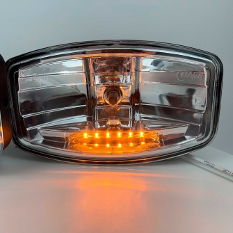 Фара додаткова H7 12-24V з жовтою підсвіткою