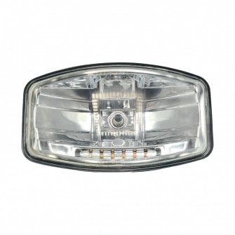 Фара дополнительная H7 12-24V с желтой подсветкой