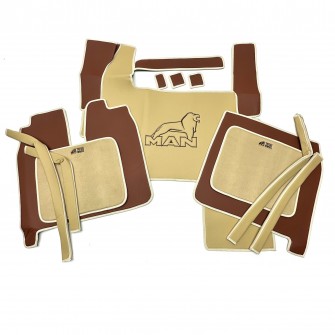 Коврик Эко-кожа MIRAGE MAN TGX 2 ящика автомат Бежевый