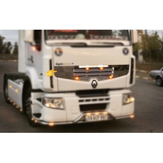 Накладки на передню решітку RENAULT PREMIUM DXI з нержавіючої сталі