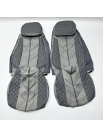 Чехлы на сиденье RENAULT DXI Серые с подушкой