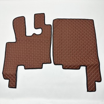 Килимок Еко-шкіра DAF XF105 Механіка Коричневий