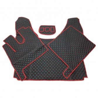 Килимок Еко-шкіра DAF XF106 Автомат Чорні
