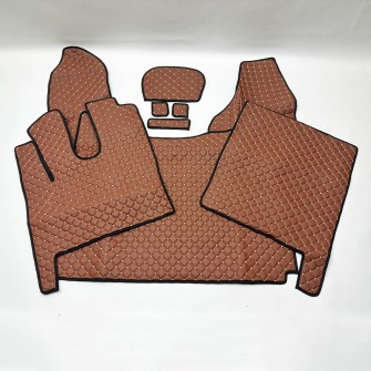 Коврик Эко-кожа DAF XF106 Автомат Коричневый