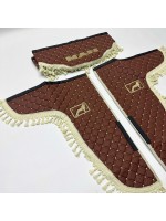 Шторки еко-шкіра MAN PREMIUM коричневі