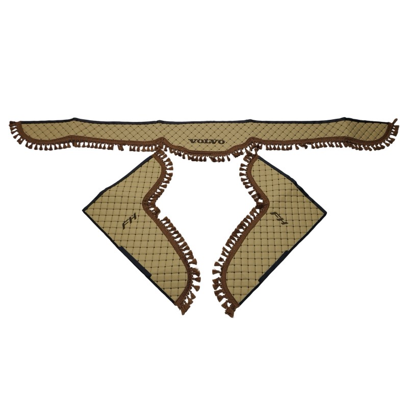 Шторки эко-кожа VOLVO PREMIUM бежевые Шторки эко-кожа VOLVO PREMIUM бежевые