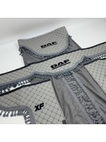 Комплект штор эко-кожа "DAF" Серый PREMIUM