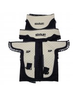 Комплект штор эко-кожа "DAF" Белый PREMIUM