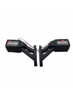 Фонарь габаритный диодный 12-24v трехцветный 13 см